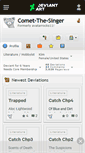 Mobile Screenshot of comet-the-singer.deviantart.com