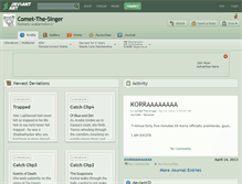 Tablet Screenshot of comet-the-singer.deviantart.com
