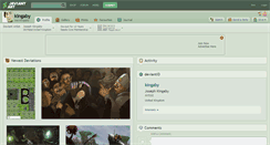 Desktop Screenshot of kingaby.deviantart.com