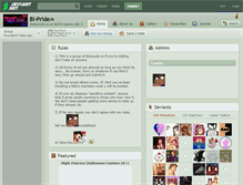 Tablet Screenshot of bi-pride.deviantart.com