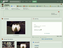 Tablet Screenshot of emplus.deviantart.com