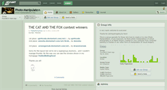 Desktop Screenshot of photo-manipulate.deviantart.com