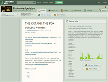 Tablet Screenshot of photo-manipulate.deviantart.com