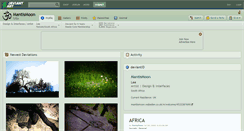 Desktop Screenshot of mantismoon.deviantart.com