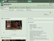 Tablet Screenshot of barberofcivil.deviantart.com