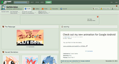 Desktop Screenshot of gerkinvision.deviantart.com