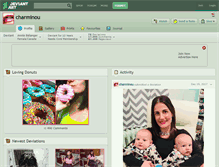 Tablet Screenshot of charminou.deviantart.com