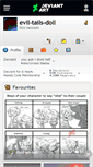Mobile Screenshot of evil-tails-doll.deviantart.com