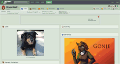 Desktop Screenshot of dragonzeek1.deviantart.com