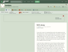 Tablet Screenshot of inesidora.deviantart.com