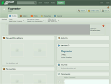 Tablet Screenshot of flagmaster.deviantart.com