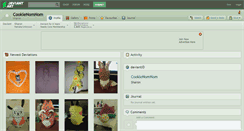 Desktop Screenshot of cookienomnom.deviantart.com