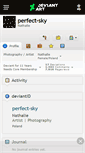 Mobile Screenshot of perfect-sky.deviantart.com