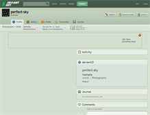 Tablet Screenshot of perfect-sky.deviantart.com