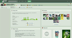Desktop Screenshot of peace-corps.deviantart.com