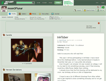 Tablet Screenshot of moonoflunar.deviantart.com