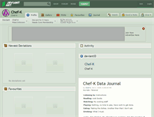 Tablet Screenshot of chef-k.deviantart.com