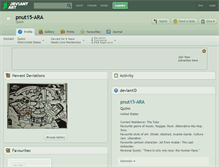 Tablet Screenshot of pnut15-ara.deviantart.com