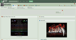Desktop Screenshot of nite-antix.deviantart.com