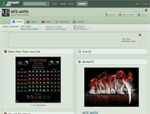 Tablet Screenshot of nite-antix.deviantart.com