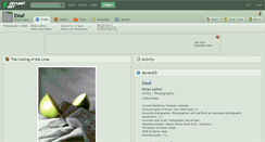 Desktop Screenshot of eleaf.deviantart.com