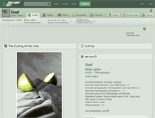Tablet Screenshot of eleaf.deviantart.com