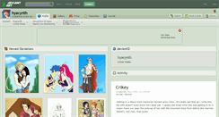 Desktop Screenshot of hyacynth.deviantart.com
