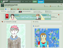 Tablet Screenshot of animekicksass7345.deviantart.com