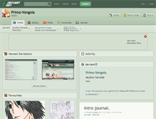 Tablet Screenshot of primo-vongola.deviantart.com