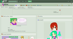 Desktop Screenshot of mspixel.deviantart.com