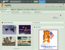 Tablet Screenshot of anjelikka.deviantart.com