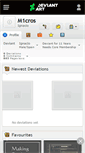 Mobile Screenshot of m1cros.deviantart.com