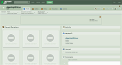 Desktop Screenshot of gigantopithicus.deviantart.com