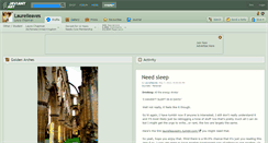 Desktop Screenshot of laurelleaves.deviantart.com
