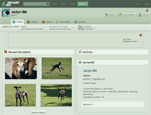 Tablet Screenshot of jaclyn-bm.deviantart.com