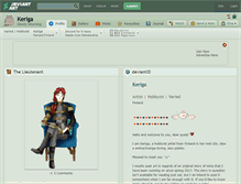Tablet Screenshot of keriga.deviantart.com