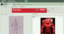Desktop Screenshot of joybug.deviantart.com
