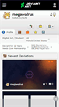 Mobile Screenshot of megawalrus.deviantart.com