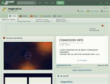 Tablet Screenshot of megawalrus.deviantart.com