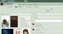 Desktop Screenshot of defyxxnormality.deviantart.com