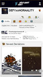 Mobile Screenshot of defyxxnormality.deviantart.com