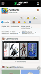 Mobile Screenshot of neotonic.deviantart.com