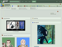 Tablet Screenshot of neotonic.deviantart.com