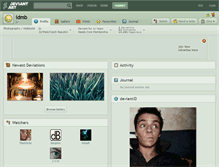 Tablet Screenshot of idmb.deviantart.com