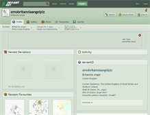 Tablet Screenshot of emobritanniaangelplz.deviantart.com