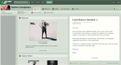 Desktop Screenshot of fashion-conceptual.deviantart.com