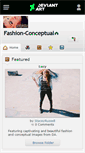 Mobile Screenshot of fashion-conceptual.deviantart.com