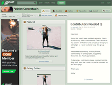 Tablet Screenshot of fashion-conceptual.deviantart.com