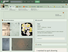 Tablet Screenshot of fyey.deviantart.com