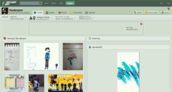Desktop Screenshot of modanpon.deviantart.com